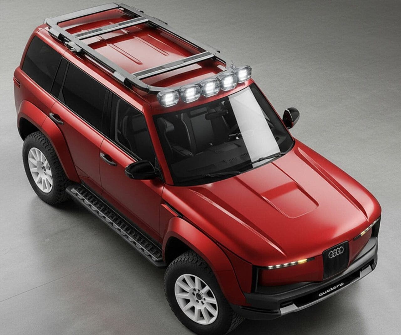 audi suv off-road render