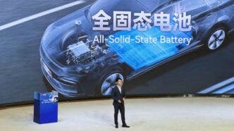 batterie stato solido chery