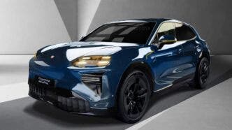porsche cayenne electric render