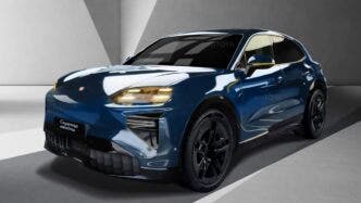 porsche cayenne electric render
