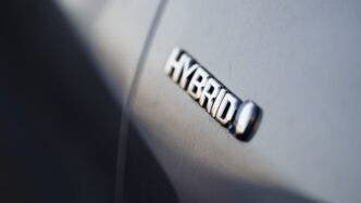 toyota hybrid badge