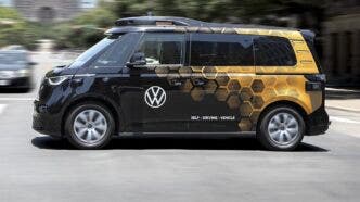 volkswagen ID. Buzz robotaxi