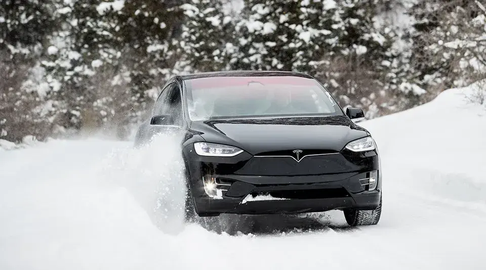 autonomia tesla al freddo
