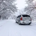 auto in inverno