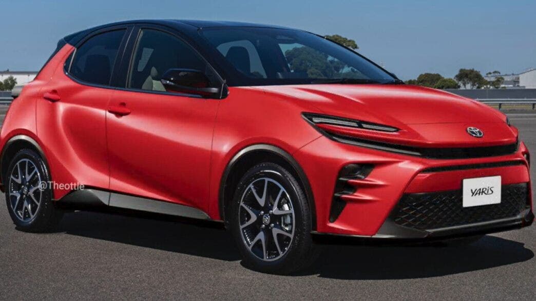 Toyota Yaris 2027 render