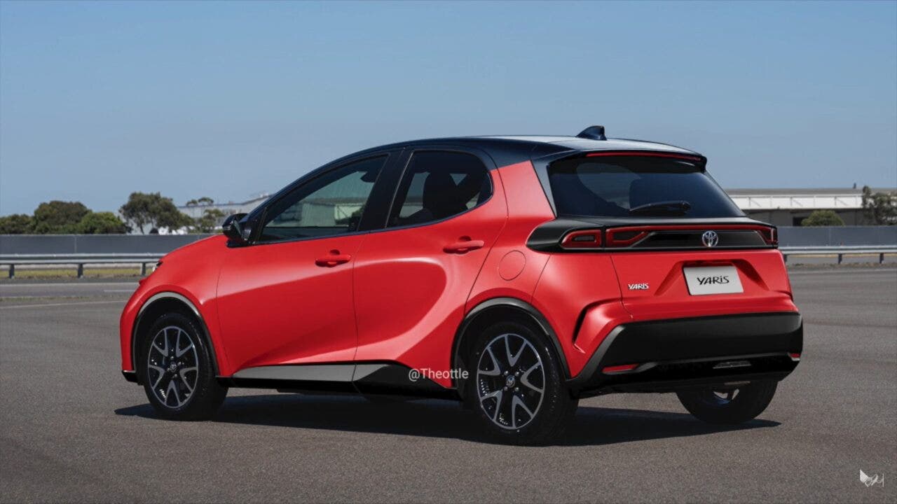 Toyota Yaris 2027 render
