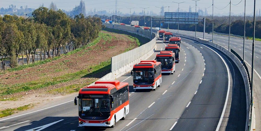 trasporto elettrificato in cile