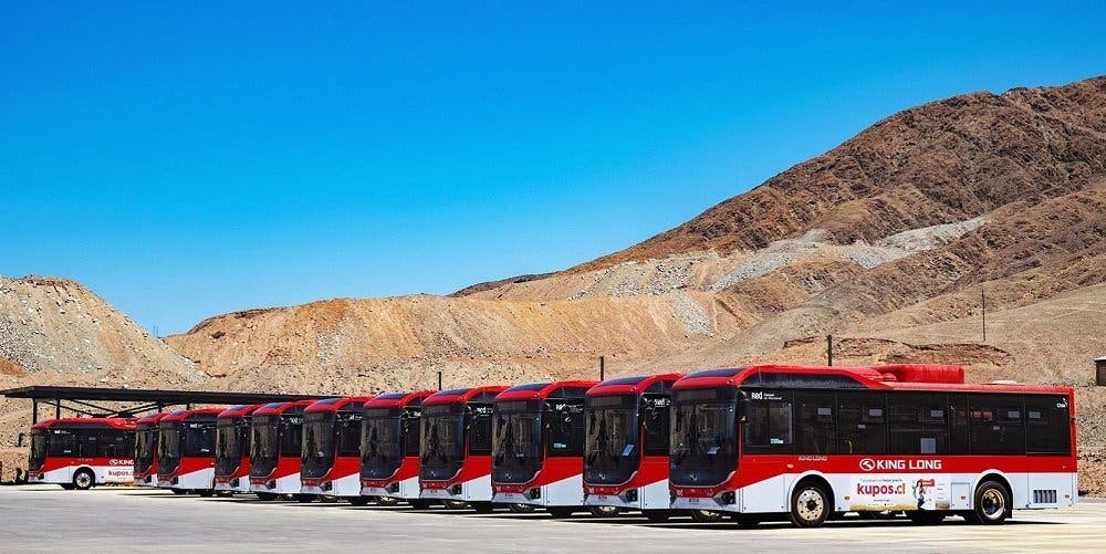 trasporto elettrificato in cile