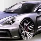 porsche panamera sketch