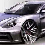 porsche panamera sketch