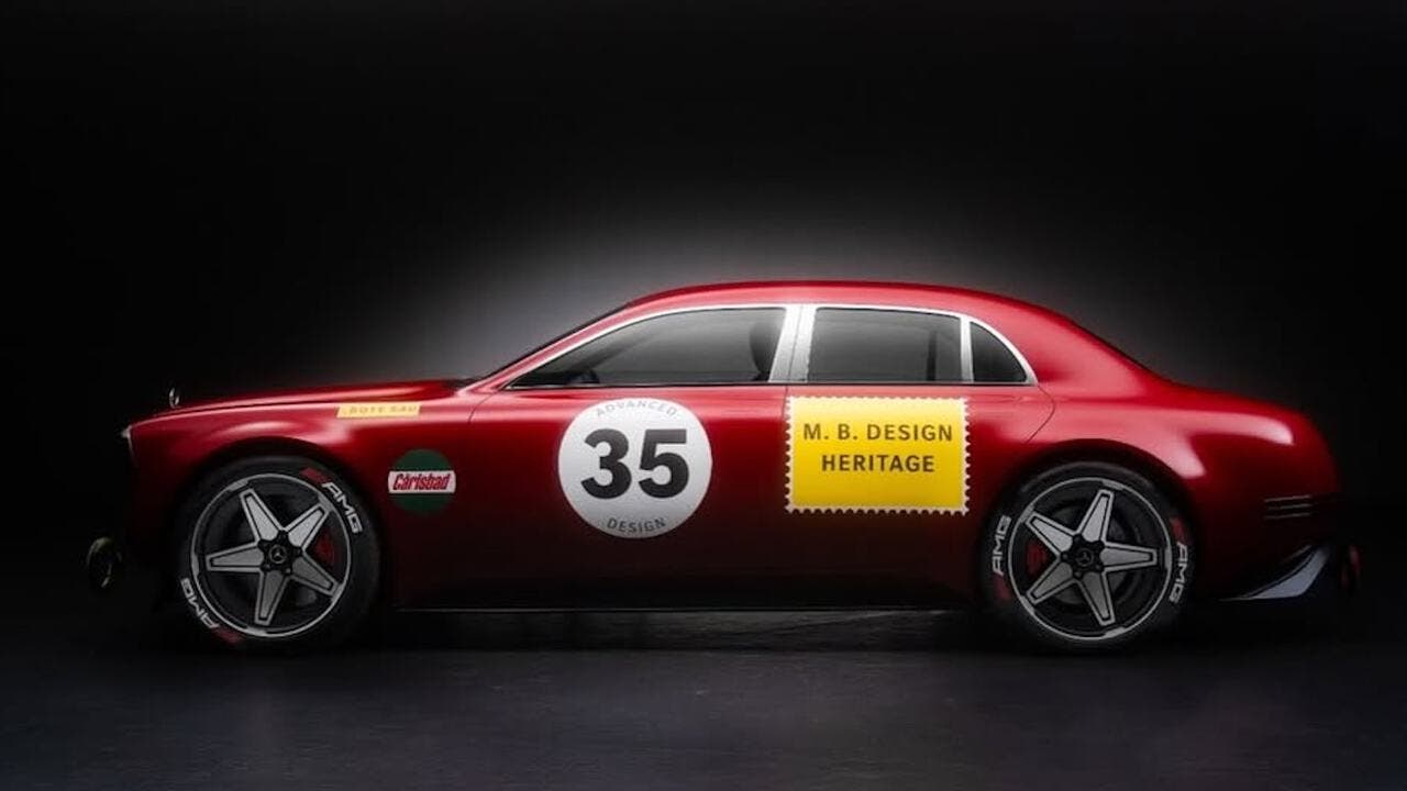 mercedes concept Red Pig