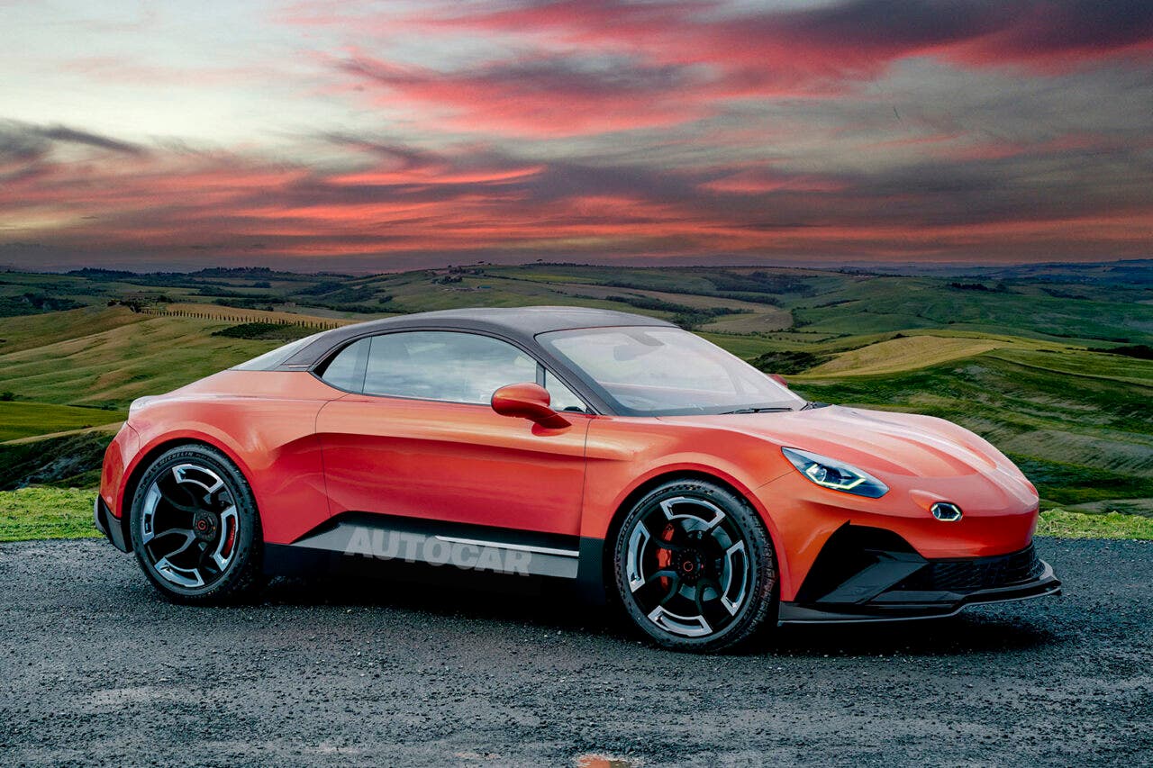 Alpine A110 2026 render