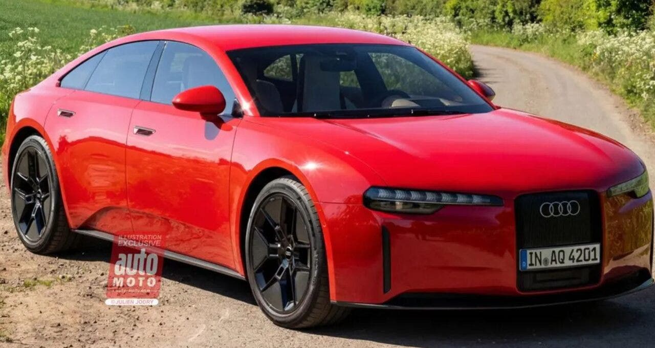 Audi A4 e-tron render