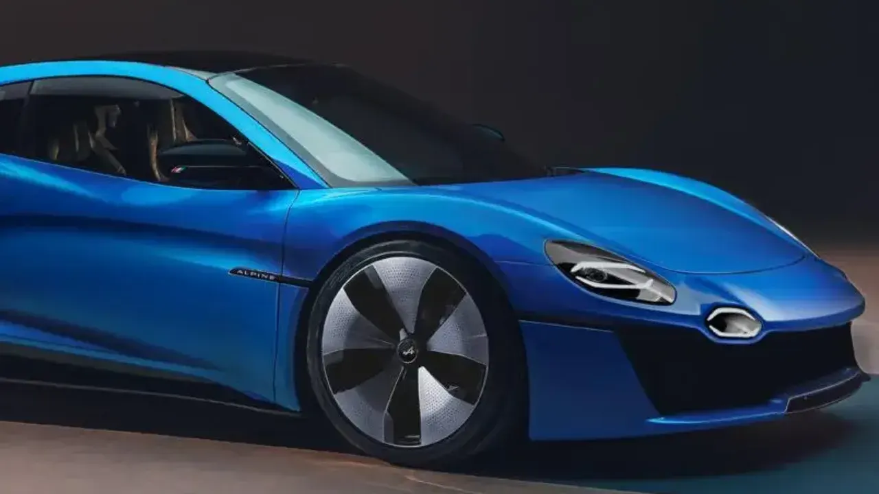 Alpine A110 2026 render