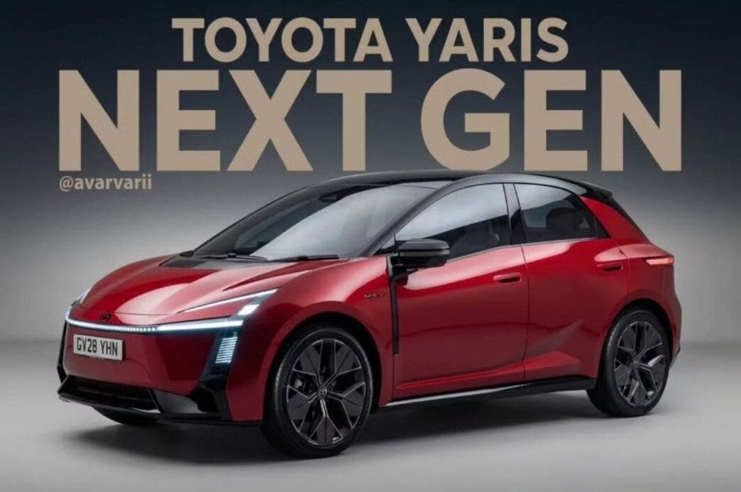 Toyota Yaris 2027 render