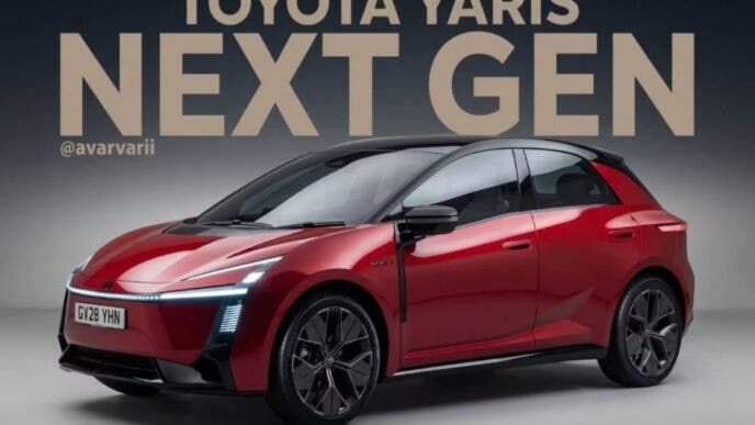 Toyota Yaris 2027 render