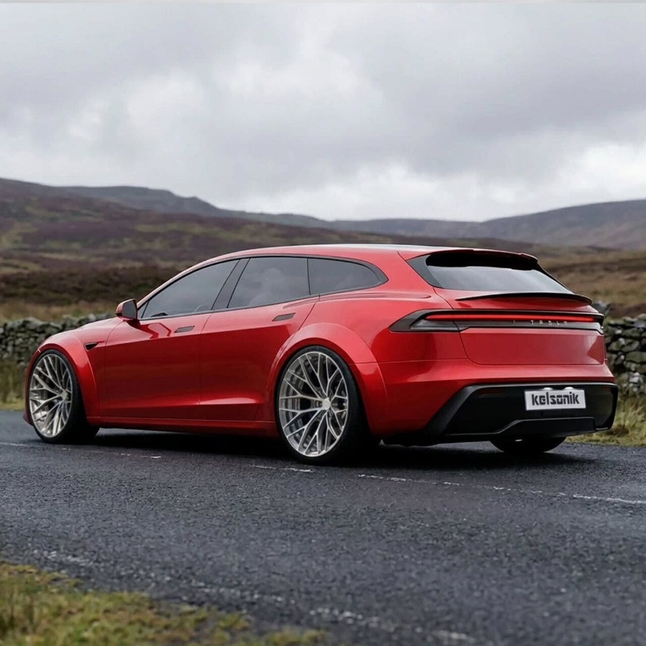 Tesla Model S render