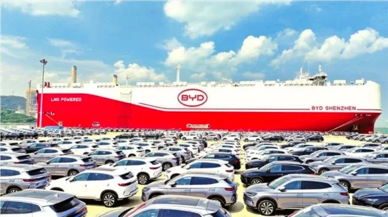 ibride plug-in BYD, export