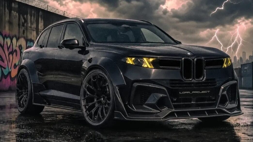 bmw ix5 tuned render
