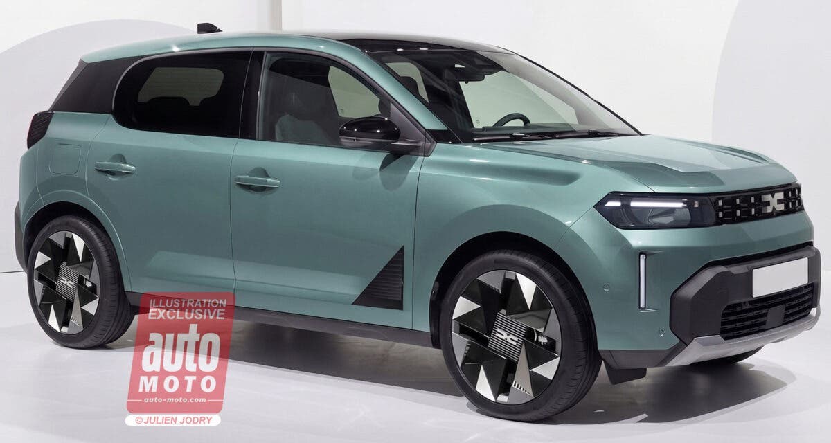 Dacia Spring 2027 render