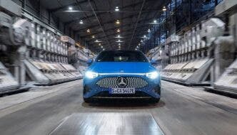 mercedes cla, alluminio riciclato