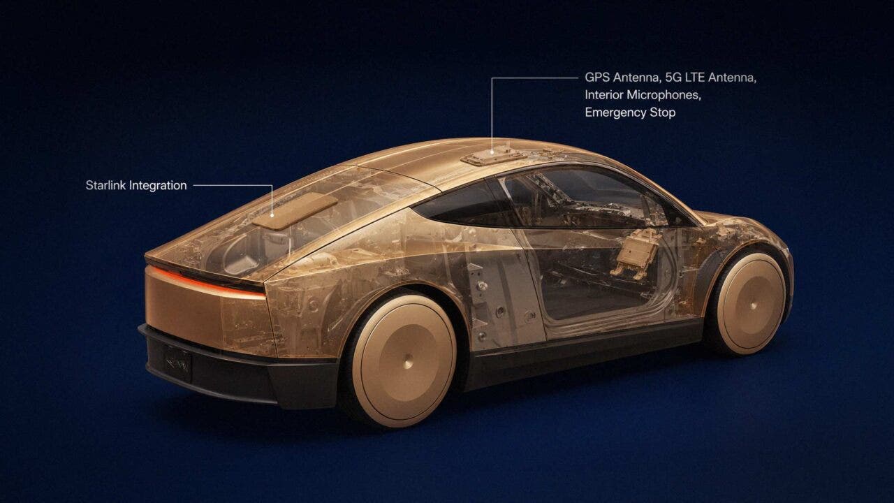 Tesla Starlink Cybercab