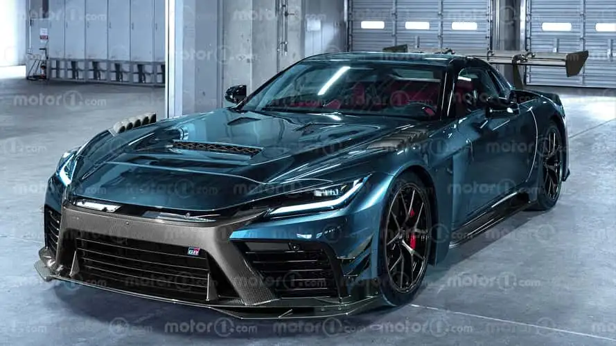 Toyota GR GT track render