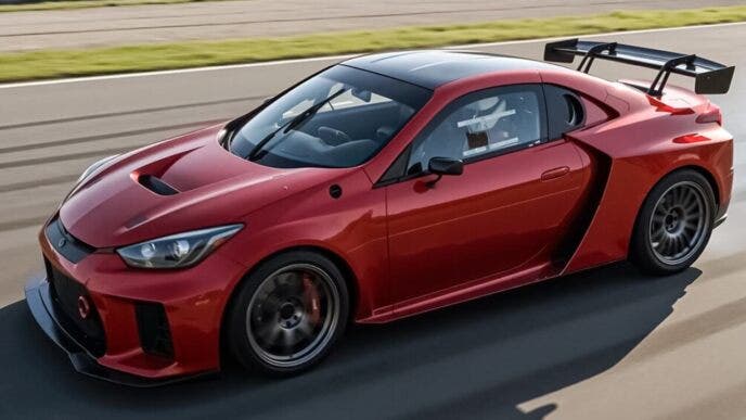 toyota GR MR2 render