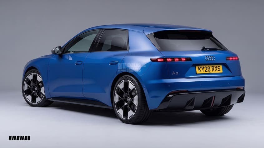 Ricostruzione grafica della futura Audi A3