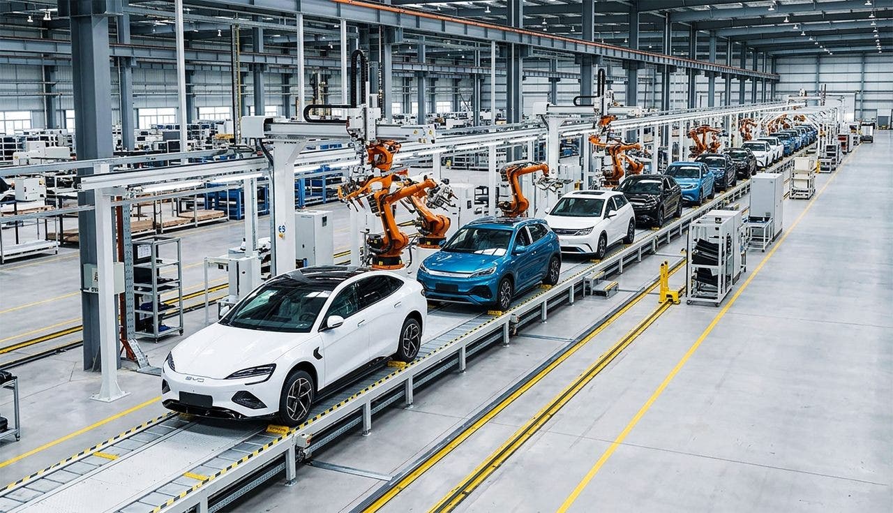 Linea di produzione automobilistica BYD