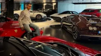 Cristiano Ronaldo, garage