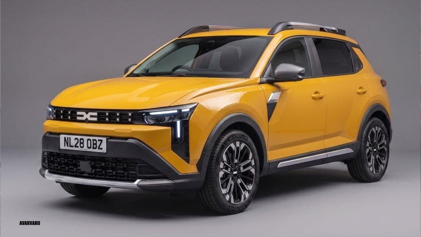 dacia sandero render