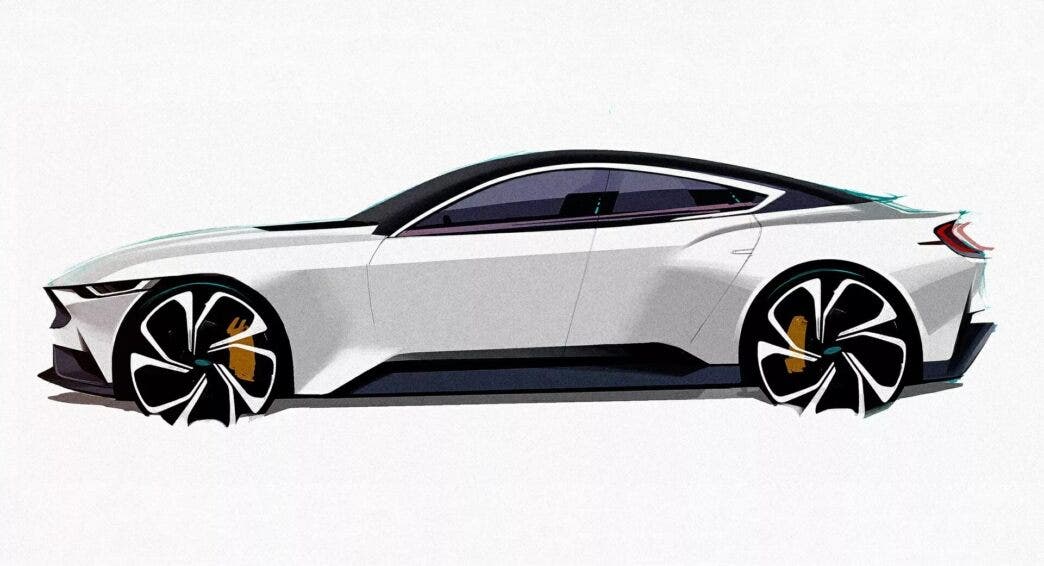 Ford Mustang 4 porte sketch