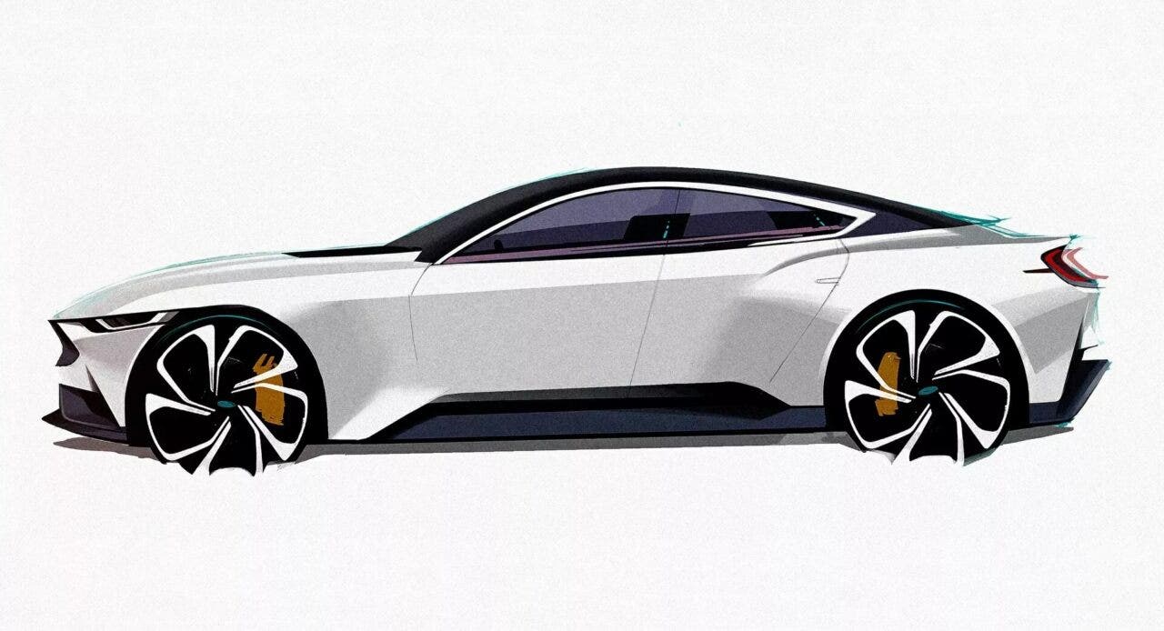 Ford Mustang 4 porte sketch