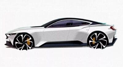 Ford Mustang 4 porte sketch