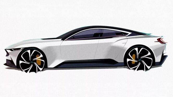 Ford Mustang 4 porte sketch