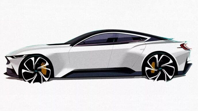 Ford Mustang 4 porte sketch