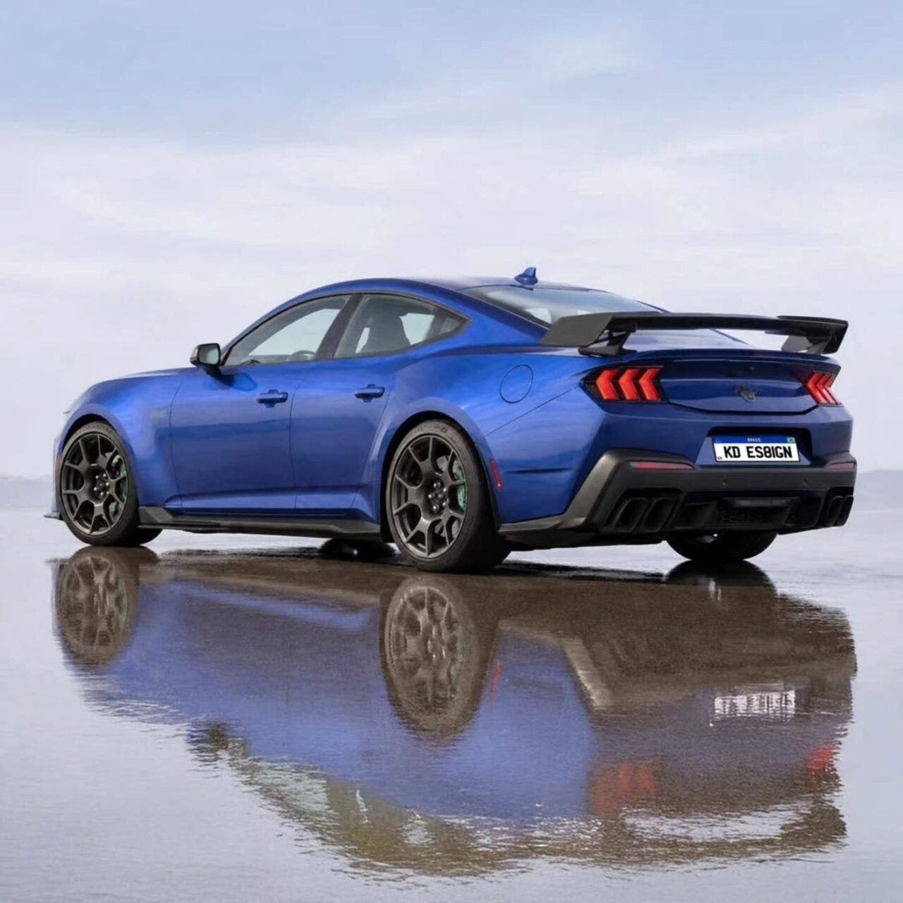 ford mustang dark horse sc render