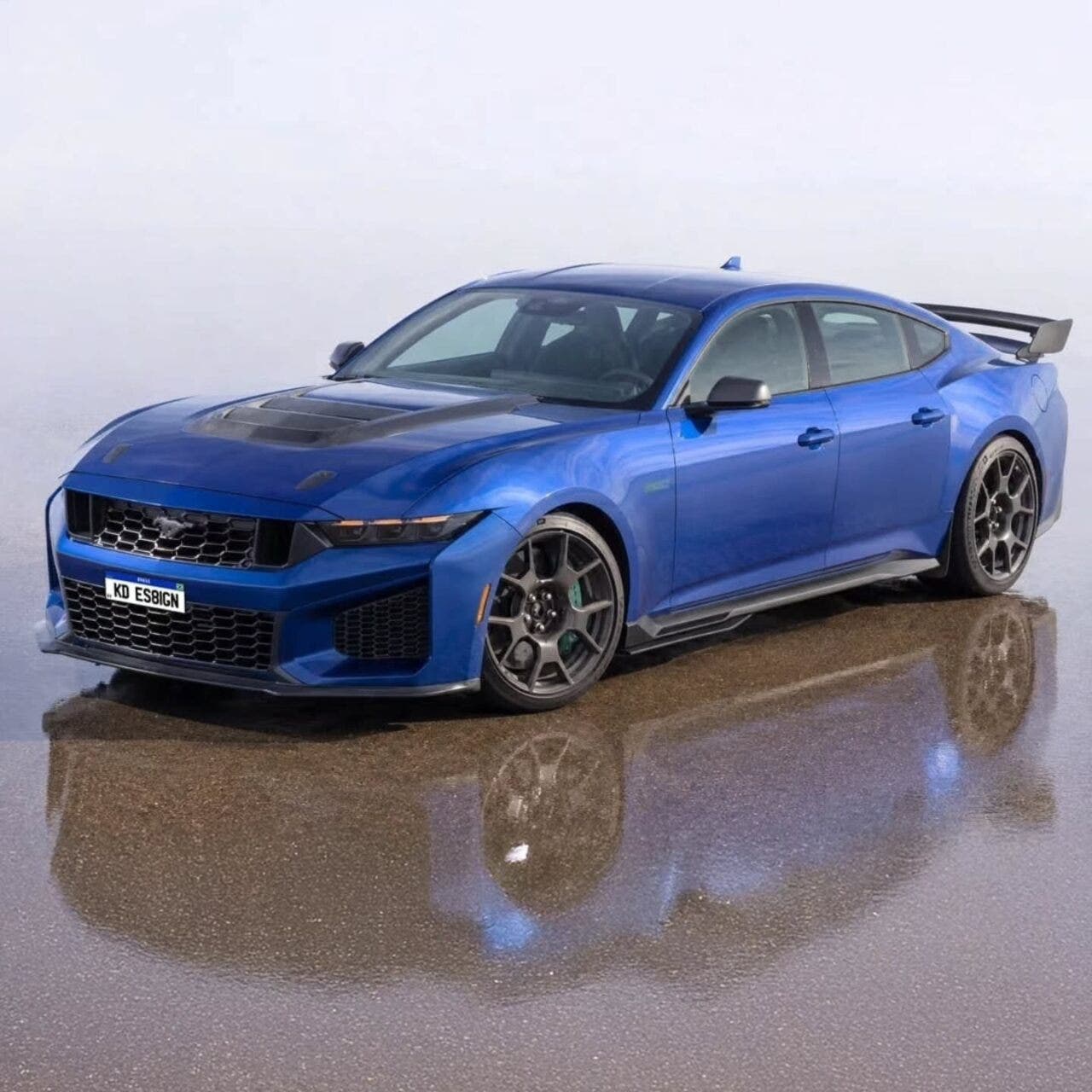 ford mustang dark horse sc render