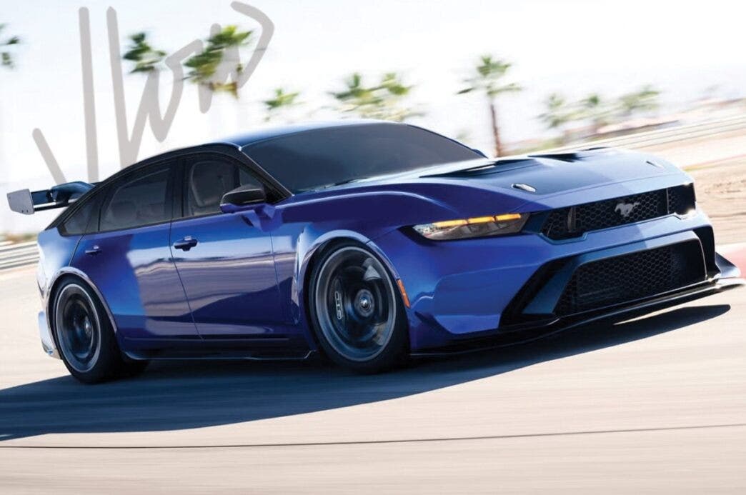 ford mustang mach 4 render