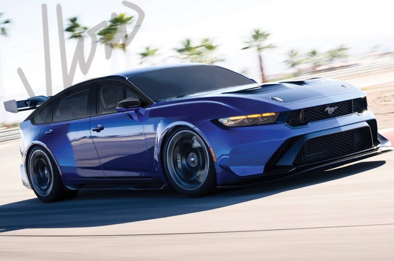 ford mustang mach 4 render