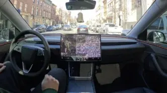 FSD, full self driving Tesla