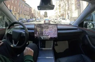 FSD, full self driving Tesla