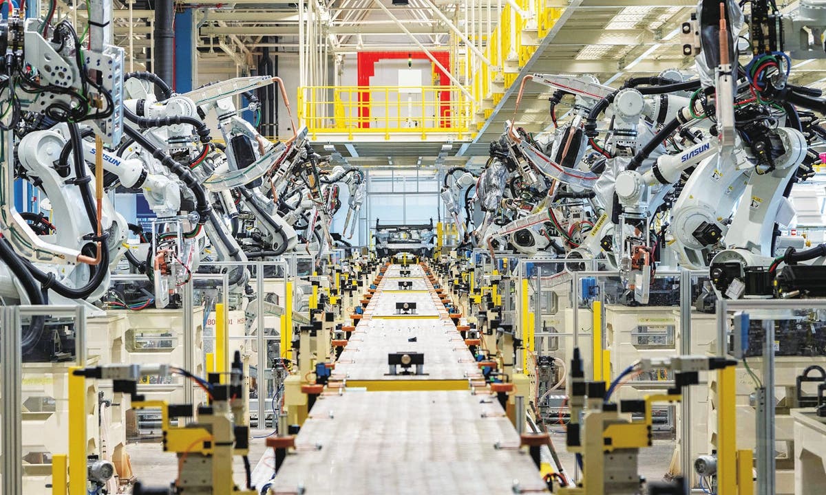 geely, produzione in fabbrica