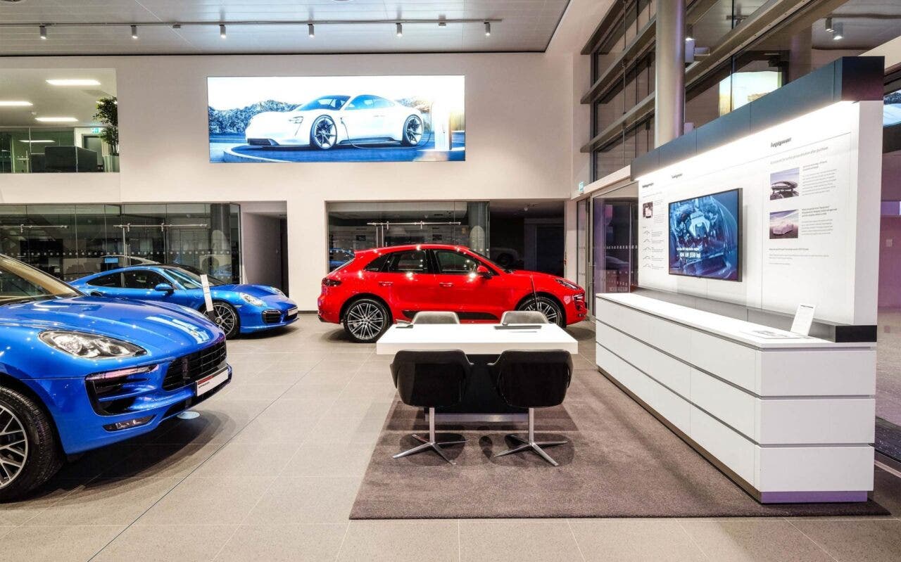 porsche showroom