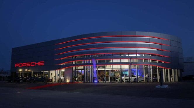 porsche showroom