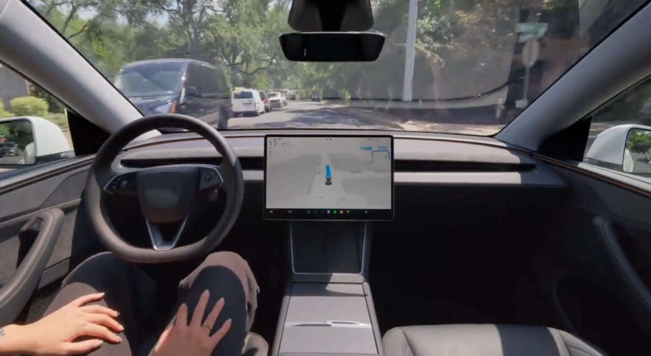 FSD, full self driving Tesla