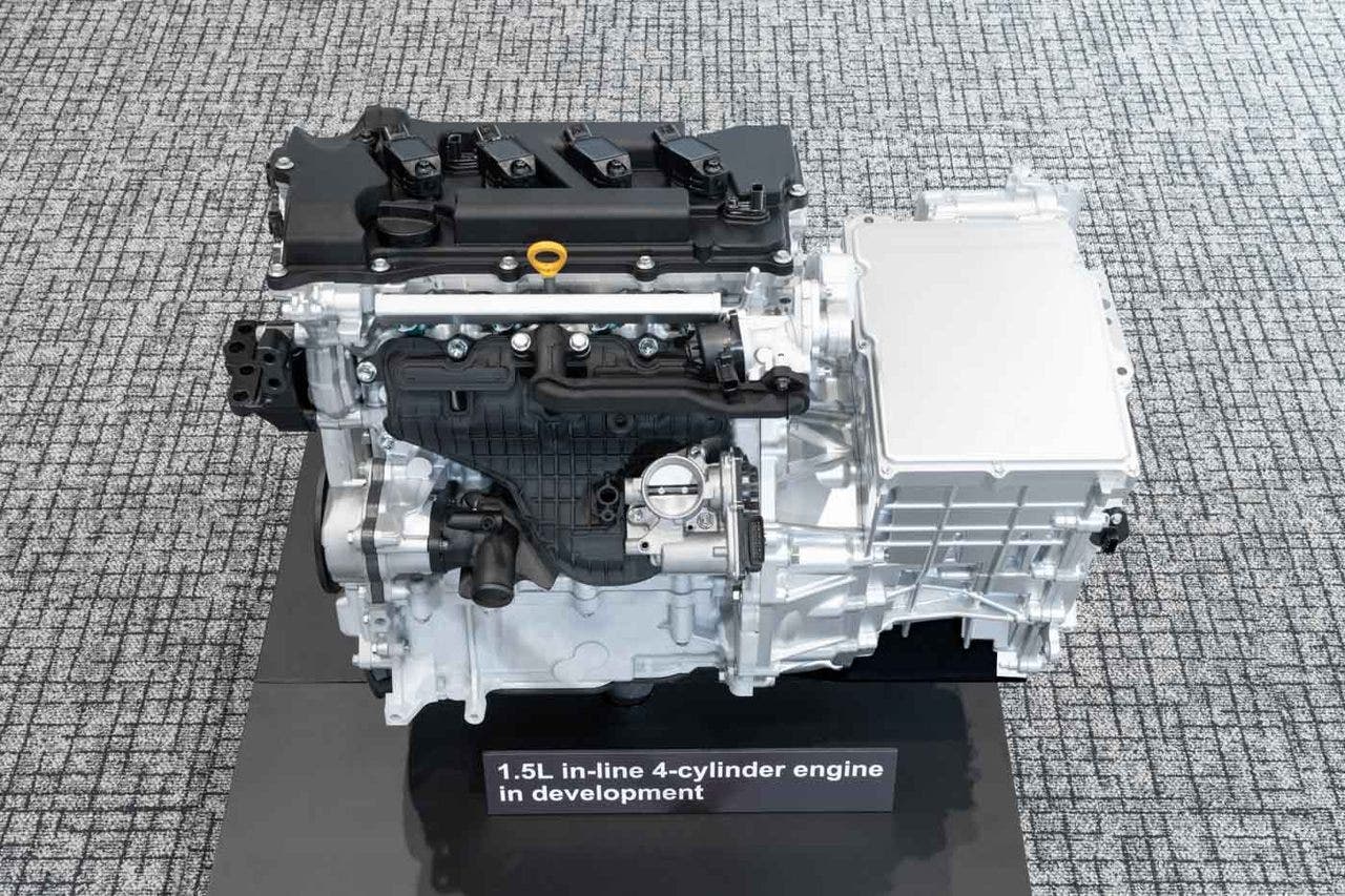 toyota motore quattro cilindri