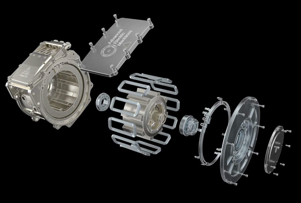Motore elettrico AEM privo di magneti permanenti e terre rare