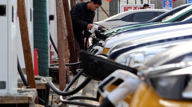 auto elettrica, ricarica in cina